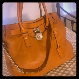 Michael Kors Caramel Color Satchel